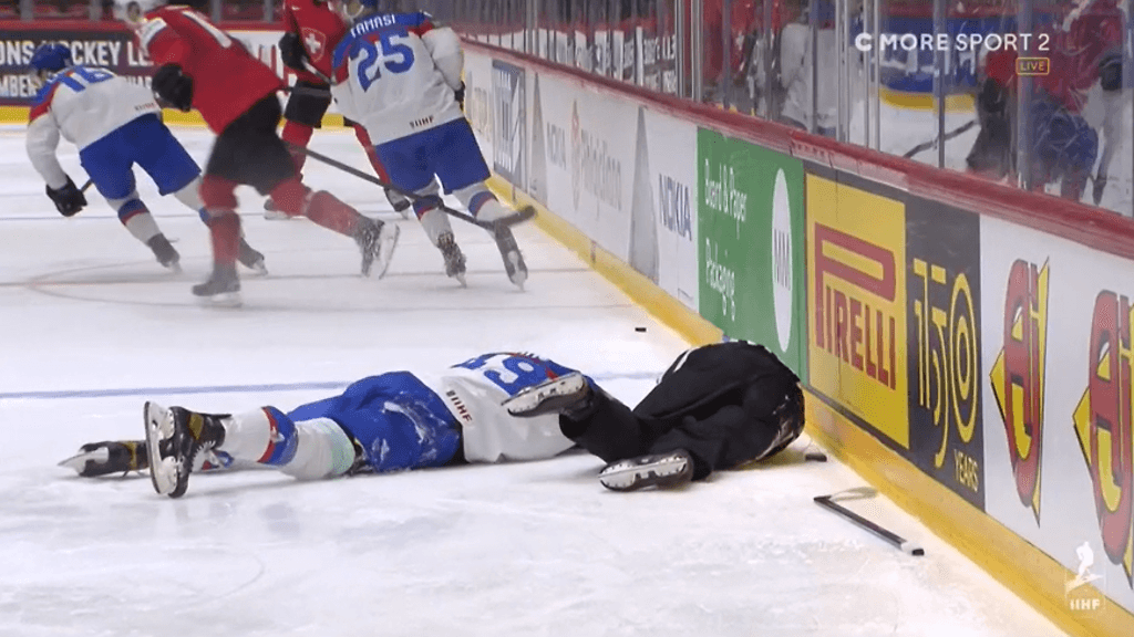 Samuel Takac ja Hannu Sormunen törmäsivät pahasti yhteen.