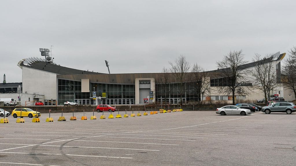 Helsingin jäähalli.