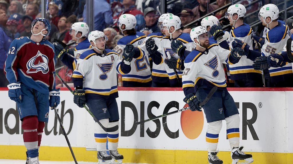St. Louis Blues tasoitti otteluvoitot 1-1:een Colorado Avalanchen vieraana.