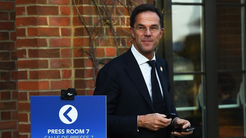 Alankomaiden pääinisteri Mark Rutte.
