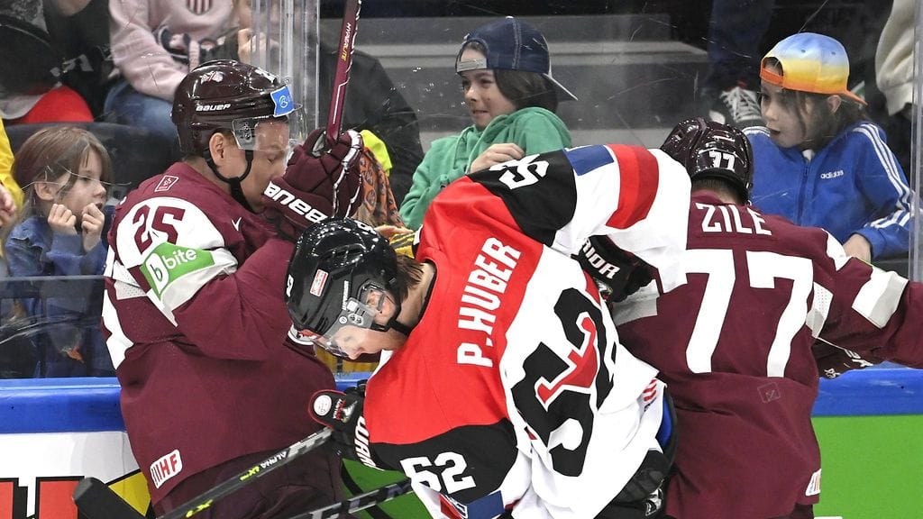 Latvia kaatoi Itävallan voittolaukauskisassa. Tunteet kävivät ottelussa lämpöisinä.