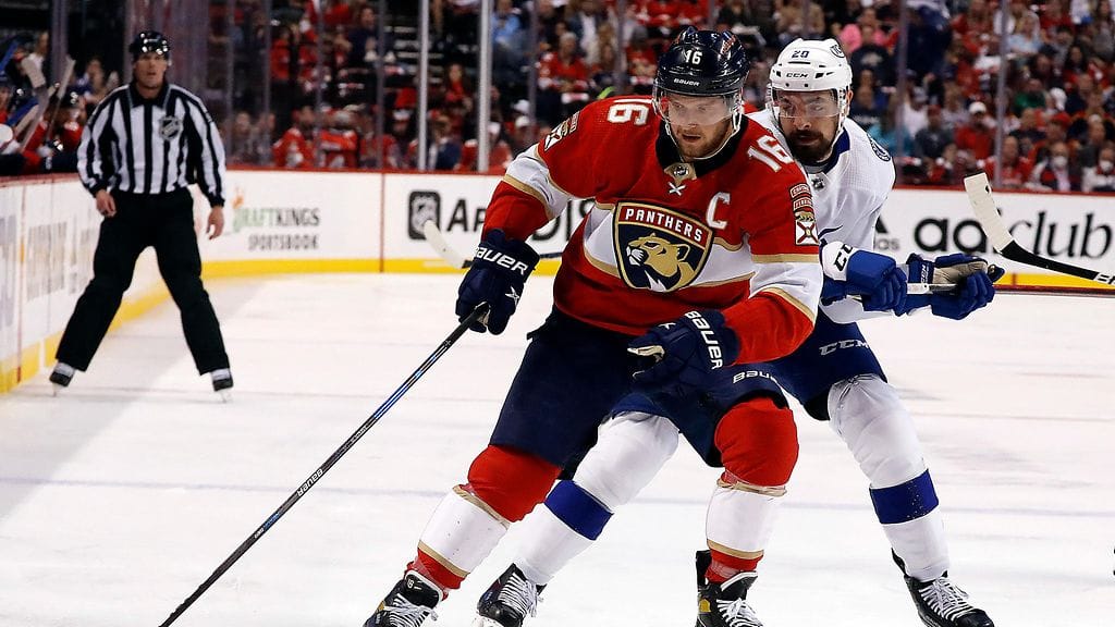 Aleksander Barkov on joukkuetovereidensa tavoin ollut vaisu Tampa Bayta vastaan.