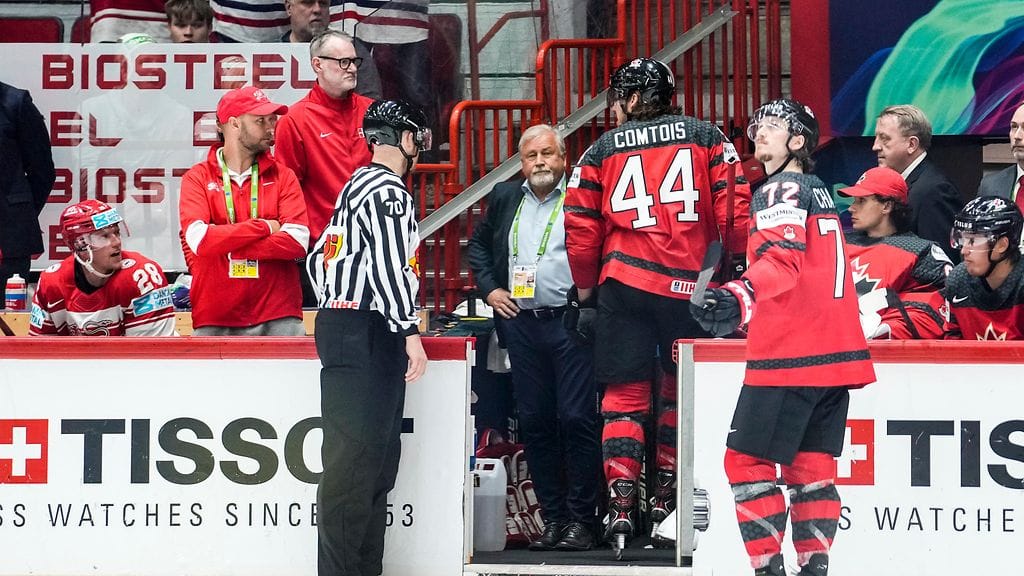 Kanadan ja Tanskan välisessä MM-ottelussa riitti tapahtumia.