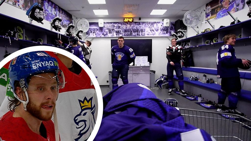 David Pastrnakille naurettiin Leijonien kopissa.