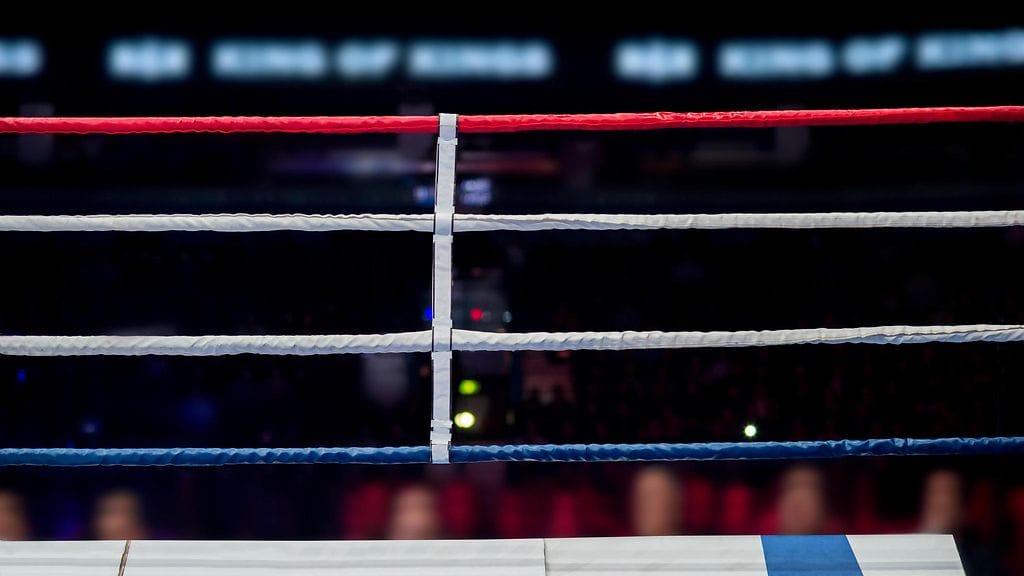 Oleg Prudky voitti kahdesti nyrkkeilyn kevyen sarjan mestaruuden Ukrainassa. Kuvituskuva.