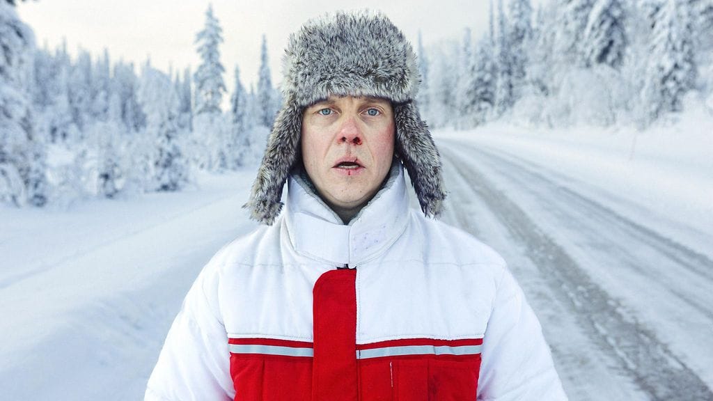 Still-kuva Metsurin tarina -elokuvasta. Kuvassa näyttelijä Jarkko Lahti Pepen roolissa.