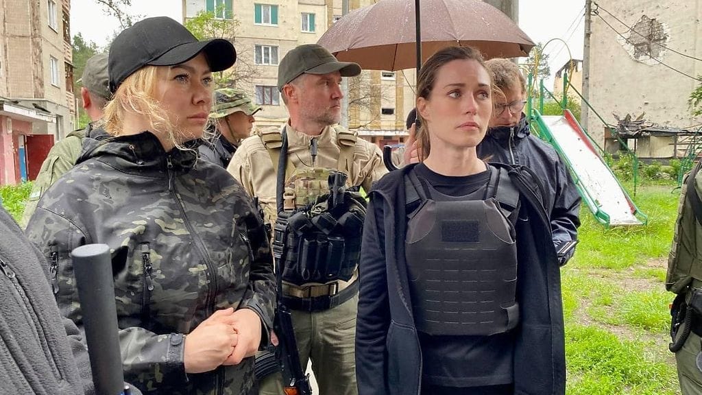 Sanna Marin Ukrainassa.