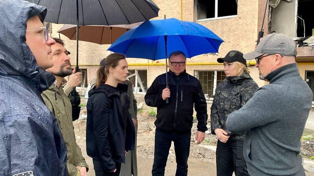 Sanna Marin Ukrainassa