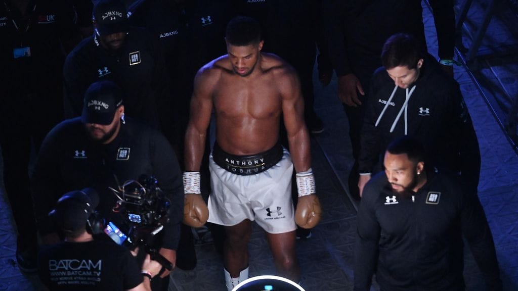Anthony Joshua hävisi edellisen ottelunsa Oleksandr Usykille viime vuoden syyskuussa.