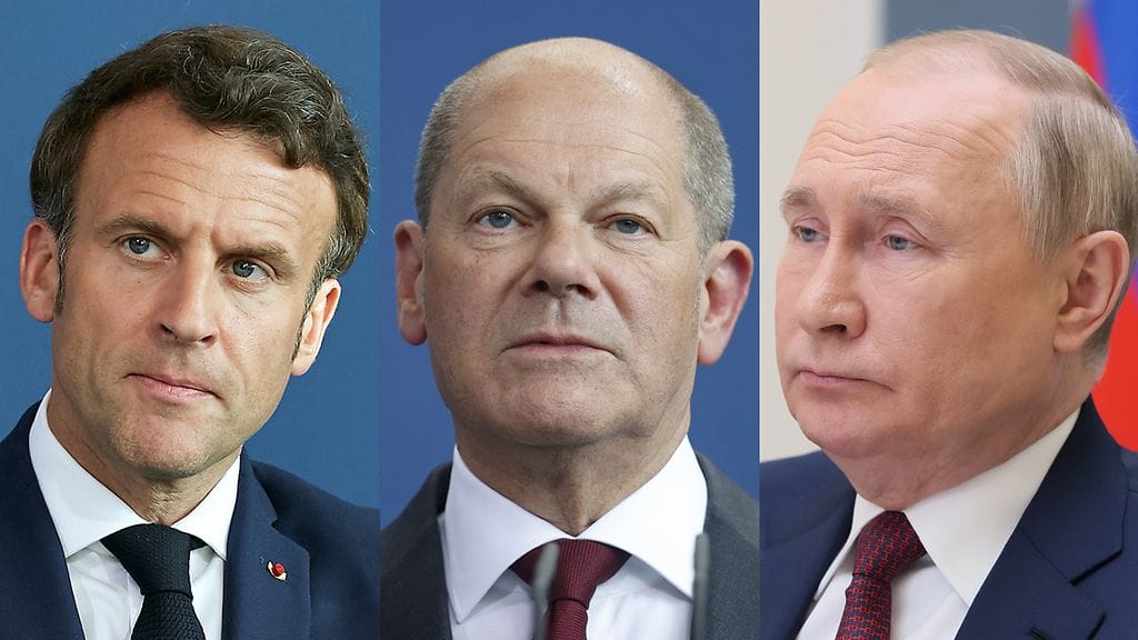 Macron, Scholz ja Putin keskustelivat tänään tulitauosta, sotavankien vapauttamisesta ja ukrainalaisen viljan jumiutumisesta Ukrainan satamiin.