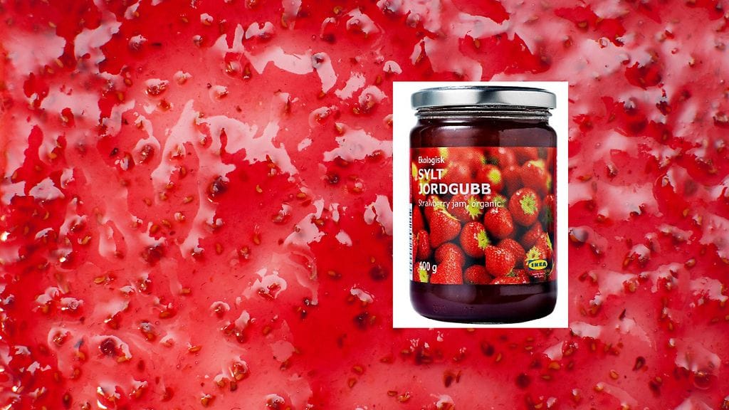 Ikean mansikkahilloa vedetään myynnistä.