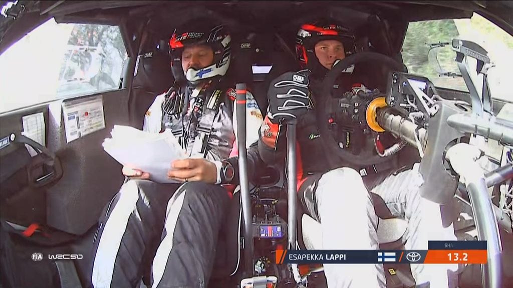 Esapekka Lappi ja Janne Ferm aloittivat Sardian MM-rallin vauhdikkaalla shakedownilla.