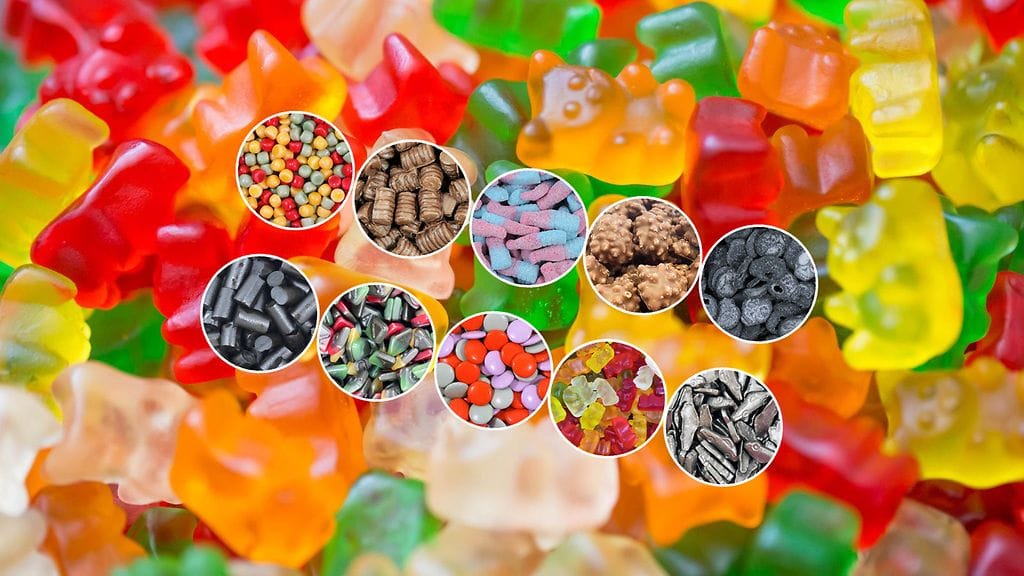 Suomen suosituimpiin irtokarkkeihin lukeutuvat muun muassa nallekarkit.