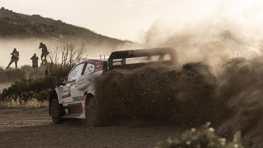 Esapekka Lappi Sardinian MM-rallissa.