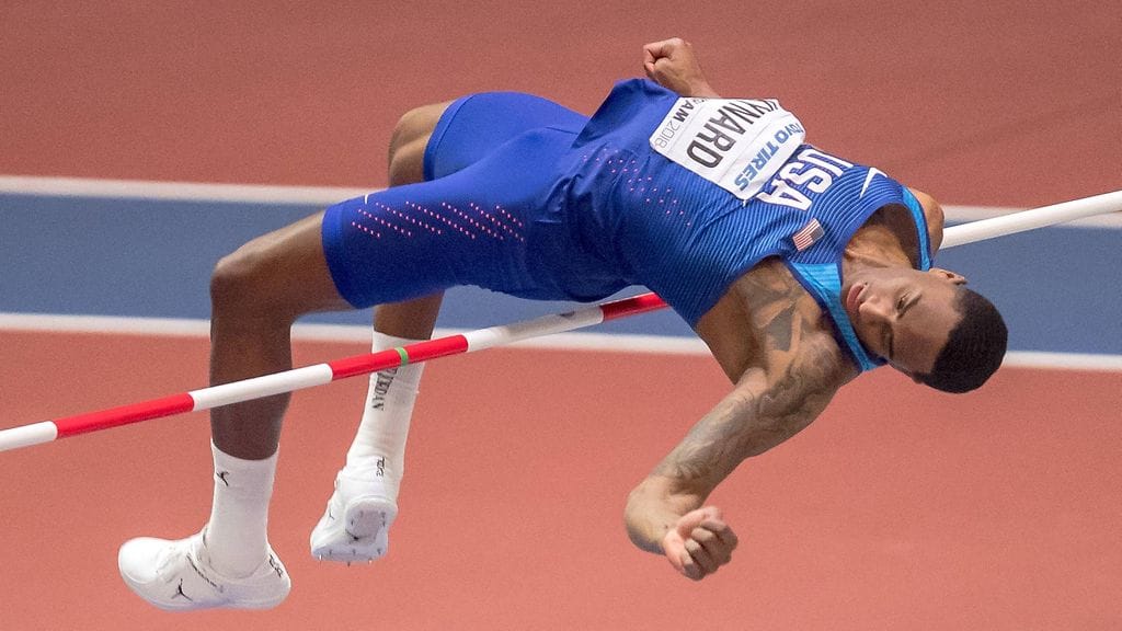 Erik Kynard voitti olympiakultaa Lontoon kisoissa vuonna 2012.