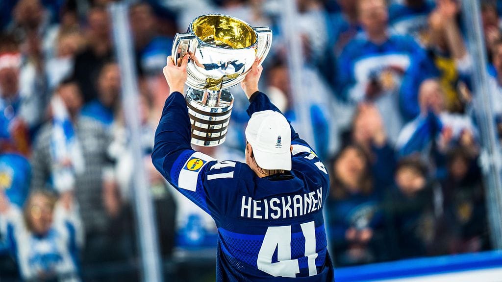 Miro Heiskanen keräsi MM-turnauksessa seitsemän tehopistettä kuudessa ottelussa.