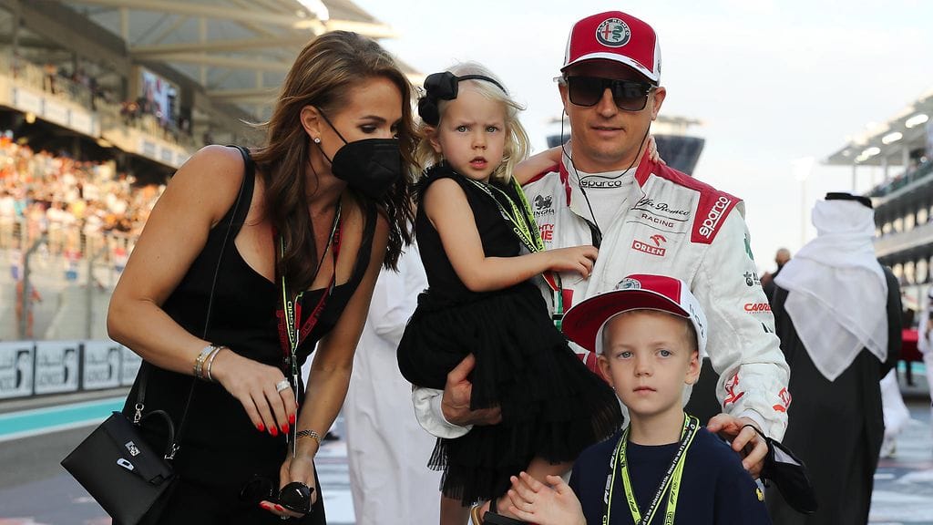 Kimi Räikkönen perheineen on "viihtynyt Tahkolla erittäin hyvin".