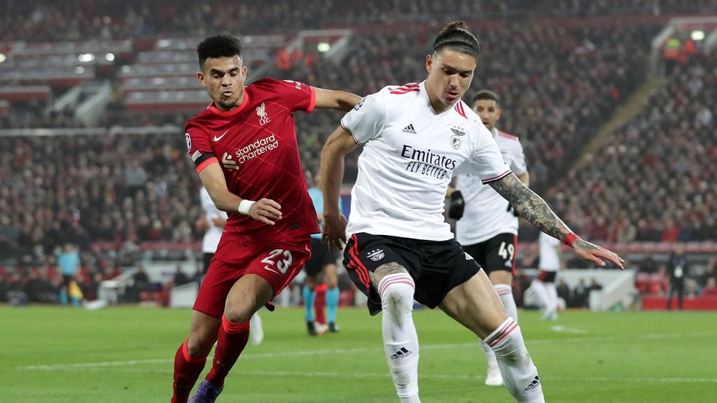 Liverpoolin kotistadion Anfield tuli Darwin Nunezille (oik.) hiljattain tutuksi.