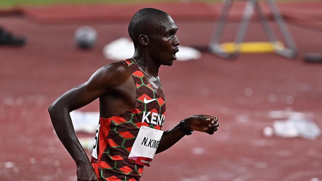Kenian Nicholas Kimeli juoksi kaikkien aikojen tilastossa seitsemänneksi.