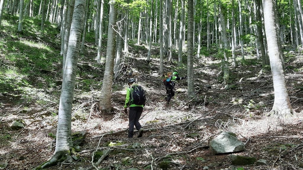 Pelastajat etsimässä pudonnutta helikopteria Italian Apenniini-vuorilla.