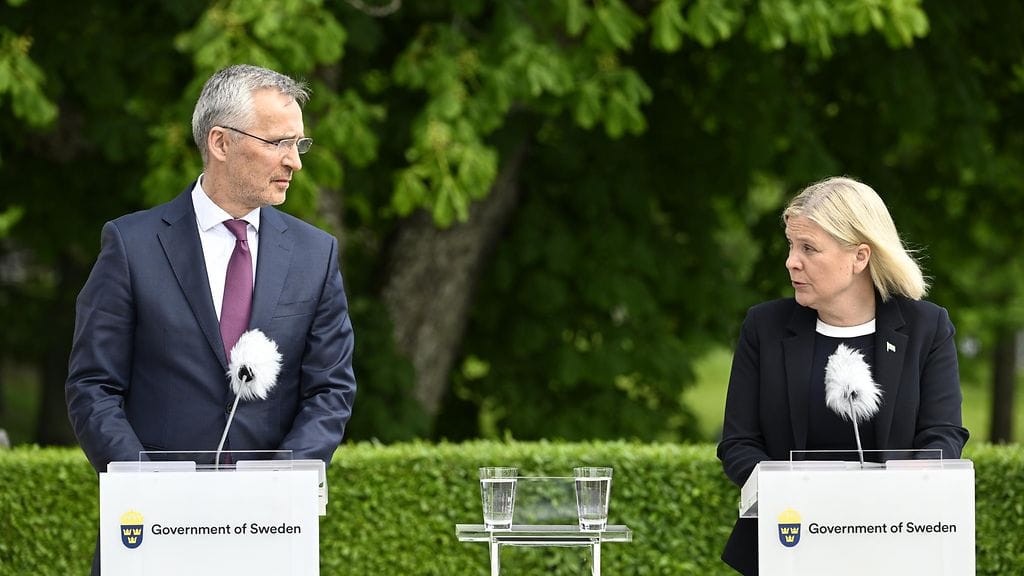 Naton pääsihteeri Jens Stoltenberg ja Ruotsin pääministeri Magdalena Andersson tapasivat tänään pääministerin kesäasunnolla Södermanlandissa.