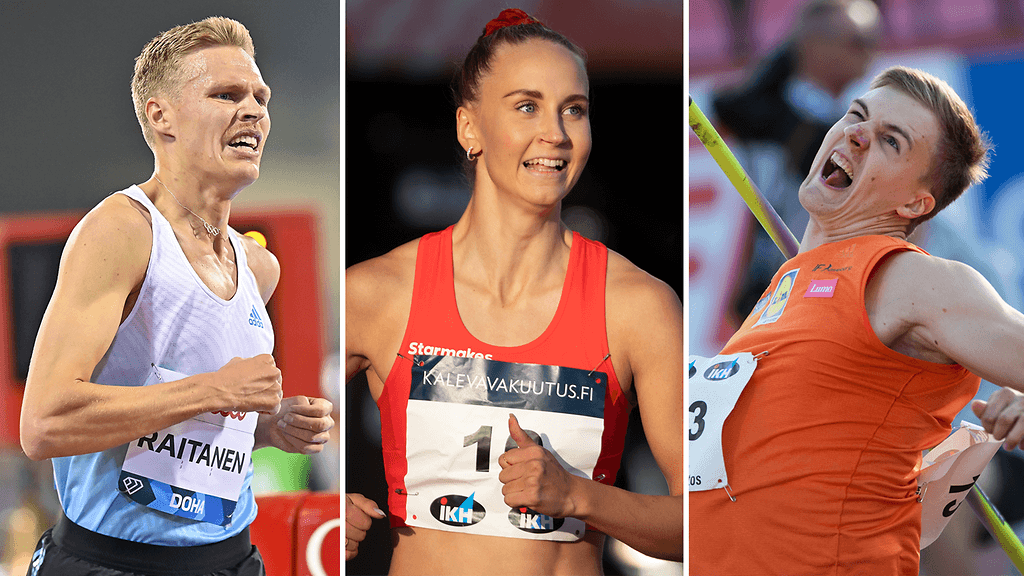 Topi Raitanen, Viivi Lehikoinen ja Oliver Helander ovat mukana Paavo Nurmi Gamesissa.