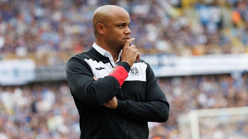 Vincent Kompany valmensi Burnley-pestiään ennen Anderlechtiä.