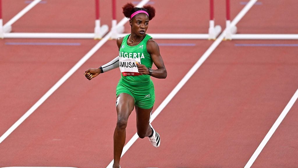 Tobi Amusan painoi kauden parhaansa Paavo Nurmi Gamesissa. Arkistokuva.