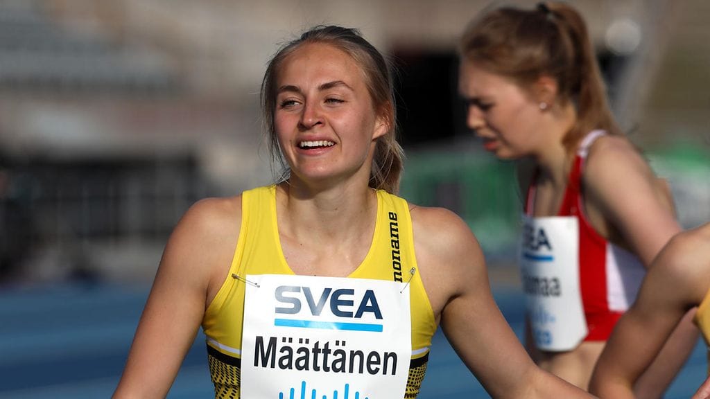 Eveliina Määttänen oli mainiossa iskussa Turun Paavo Nurmi Gamesissa.