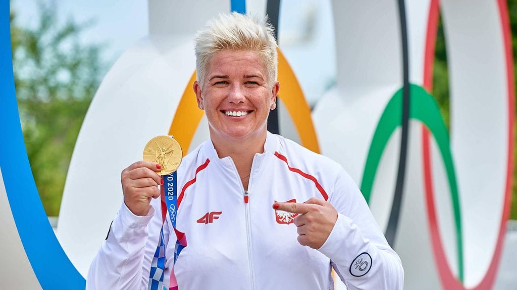 Anita Wlodarczyk on moukarinheiton kolminkertainen olympiavoittaja ja nelinkertainen maailmanmestari.