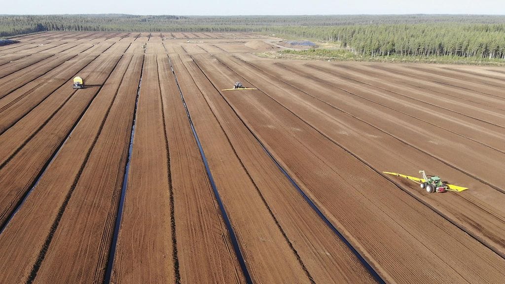 Turpeennostoa Seinäjoella kesällä 2019.