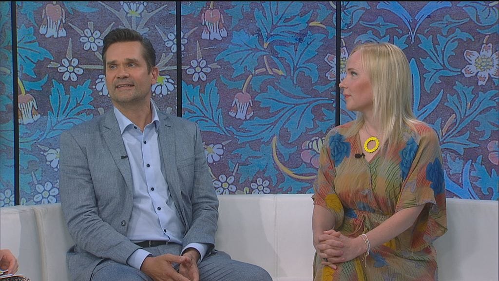 Mika ja Elisa Aaltola vierailivat yhdessä Viiden jälkeen -ohjelmassa vuonna 2022