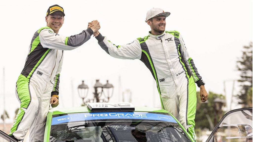 Nikolai Grjazinia (oik.) ei haluta nähdä Viron MM-rallin starttiviivalla.