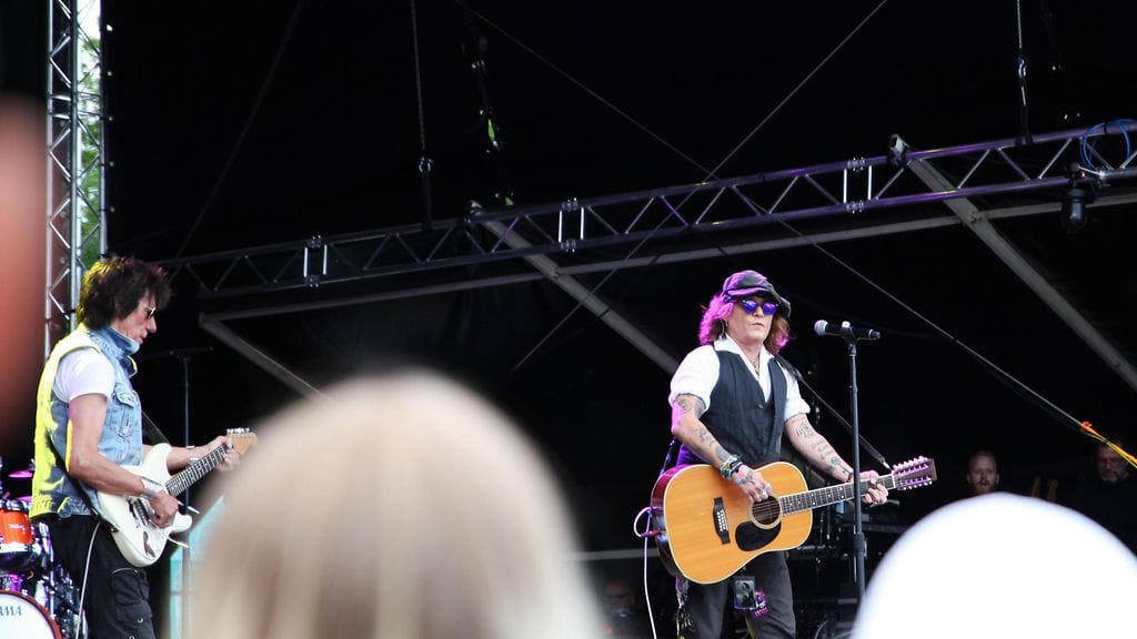 Johnny Depp Jeff Beck Kaisaniemi 2