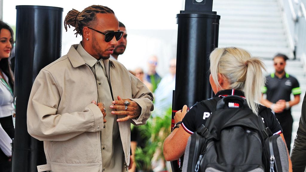 Lewis Hamilton ja Angela Cullen saapuivat Montrealiin yhdessä.