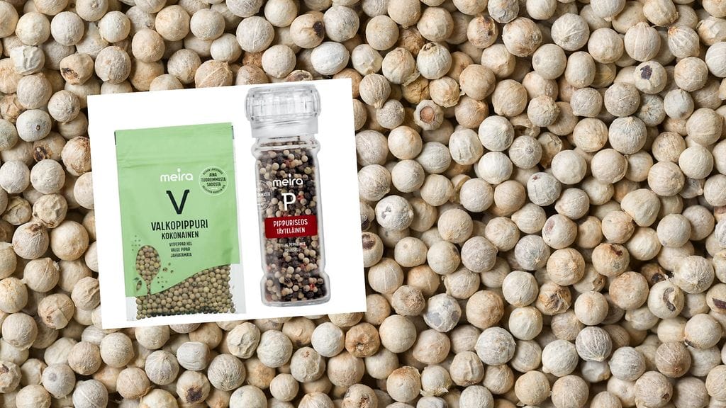 Meira vetää erän mausteita myynnistä.