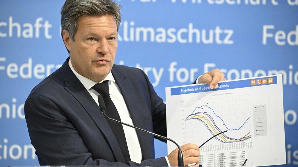 Talousministeri Robert Habeckin mukaan kaasusta on tullut niukka hyödyke Saksassa.