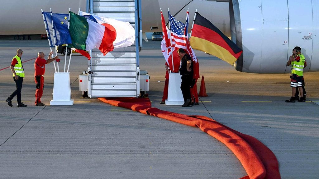 G7-maiden johtajat kokoontuvat tänään Elmaun linnaan Saksan Baijerissa.