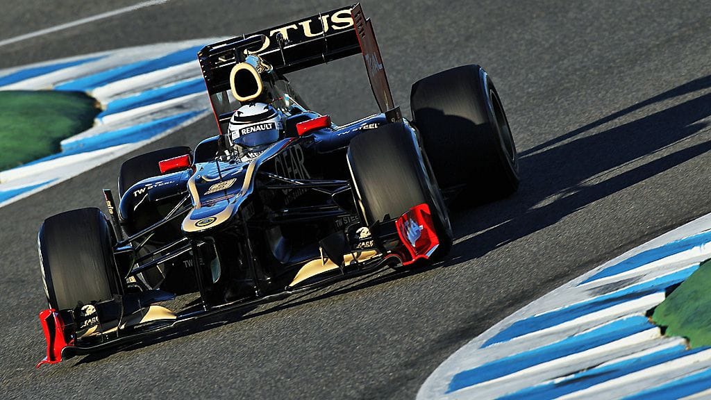 Kimi Räikkönen vuosi sitten Jerezin testeissä.