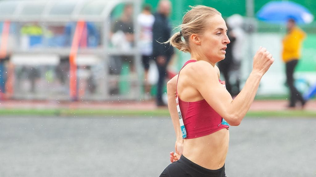 Eveliina Määttänen kohensi jälleen ennätystään. Arkistokuva.