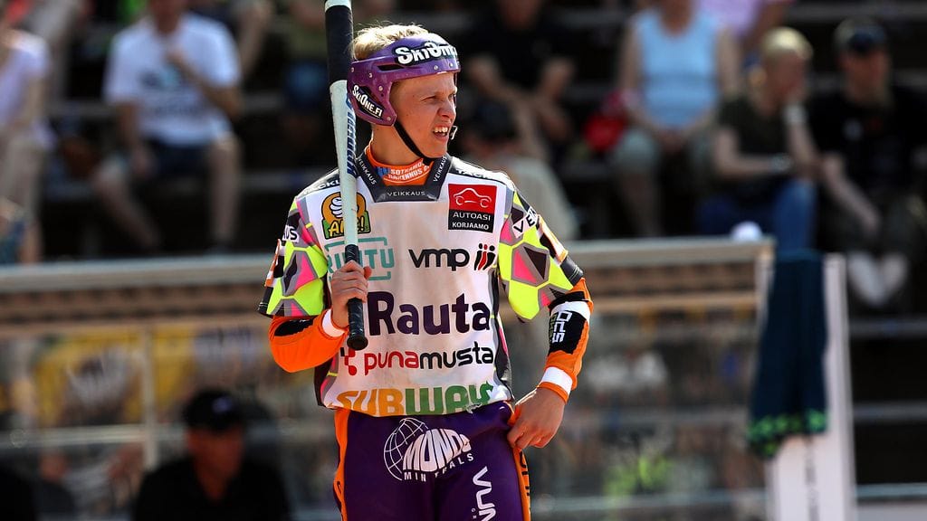 Oskari Lukkari löi kaksi kunnaria. Kuva muutaman vuoden takaa.