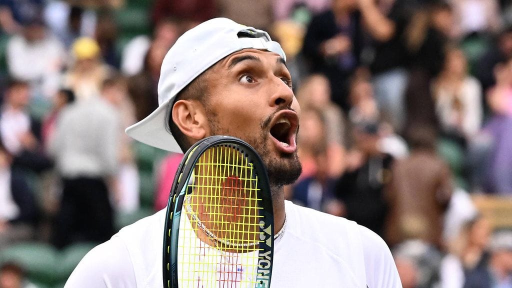 Nick Kyrgiosin pinna oli jälleen kireällä.