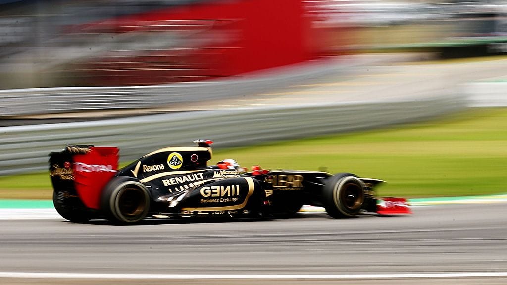 Kimi Räikkönen Lotuksen ratissa viime kaudella.