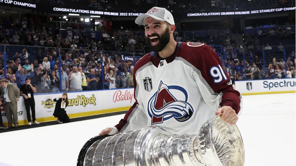 Nazem Kadrista tuli Stanley Cup -voittaja Colorado Avalanchessa.
