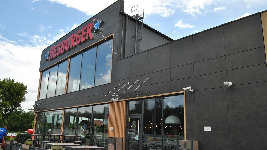 Hesburgerin Shchastlyve-ravintola Kiovassa.