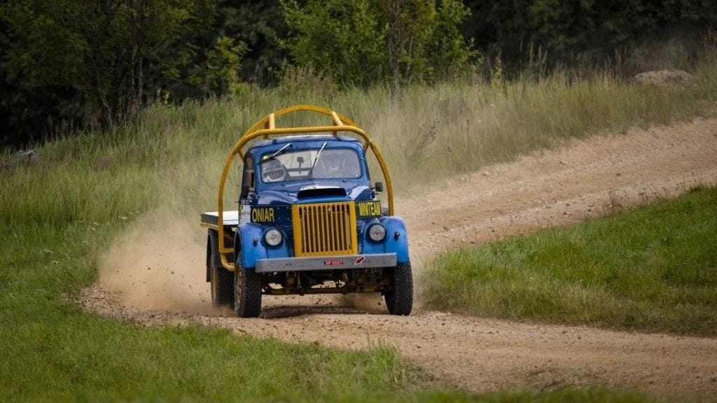 Muun muassa Jari-Matti Latvala pääsee kisaamaan kuorma-autolla. Kuva: Jaanus Ree / Rally Estonia.