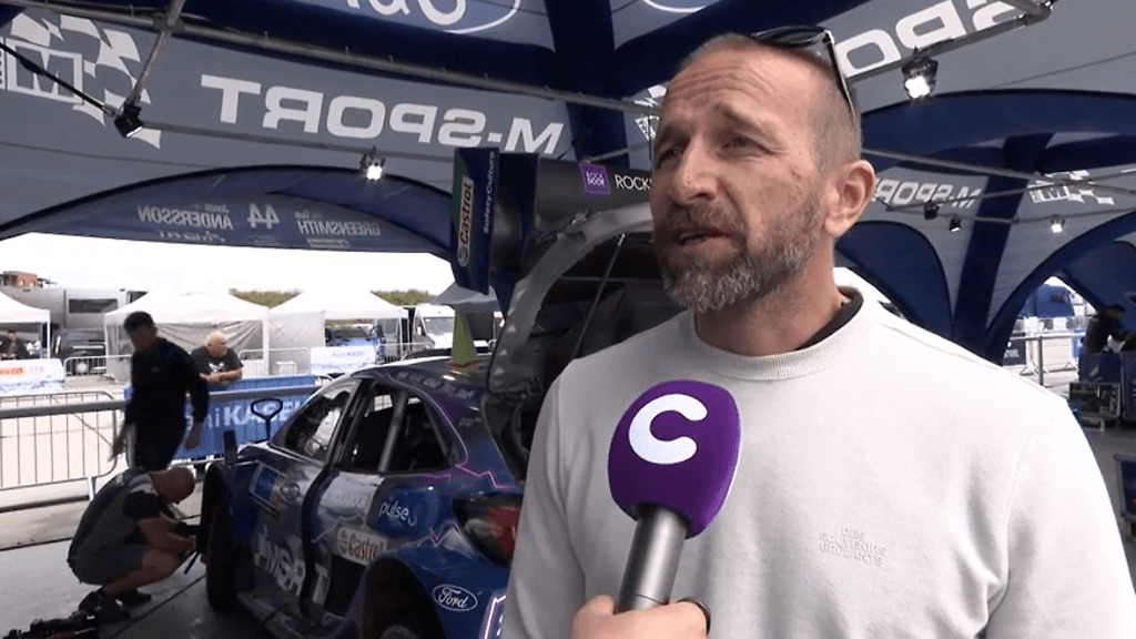 Kristian Sohlberg toimii Gus Greensmithin valmentajana.