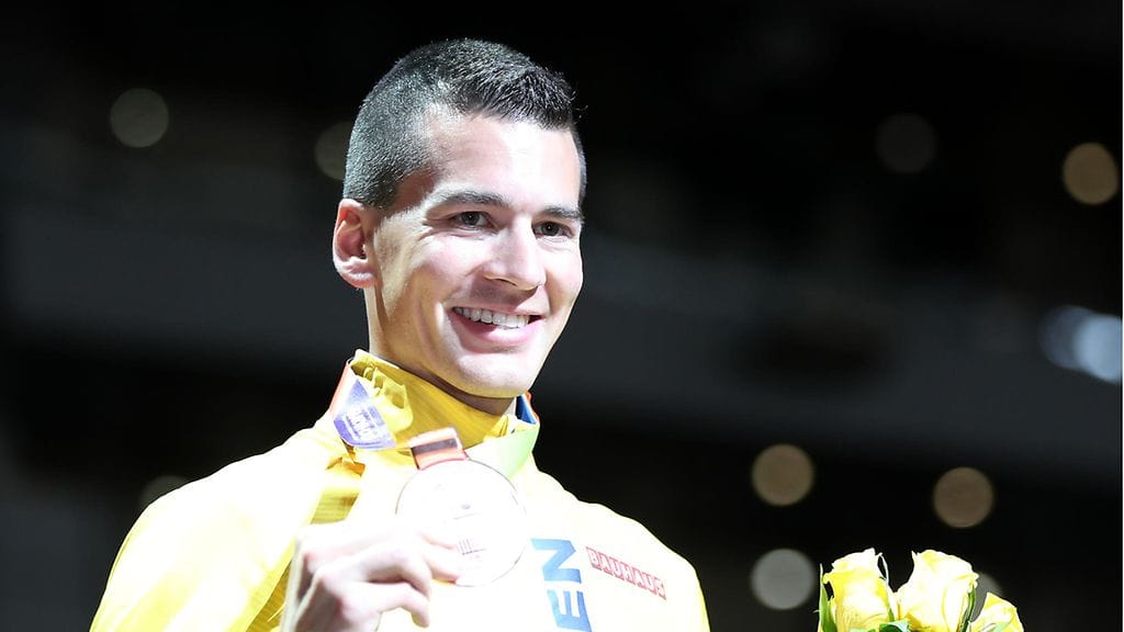 Perseus Karlström puolusti Dohan MM-pronssiaan onnistuneesti.