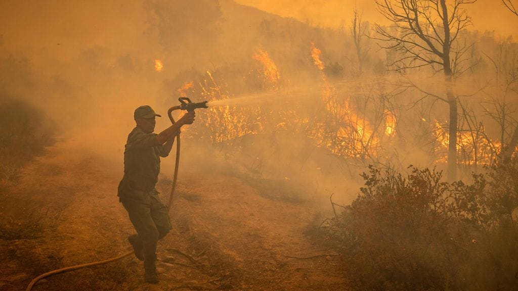 Paikallisviranomaiset kertoivat lauantaina hälyttäneensä paikalle lisää palomiehiä ja sotilaita tukahduttamaan maastopaloja.
