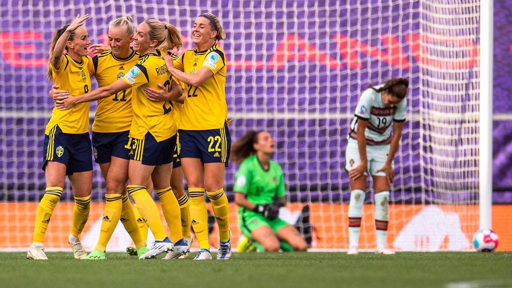 Ruotsi kaatoi alkulohkon päätöspelissään Portugalin 5-0.